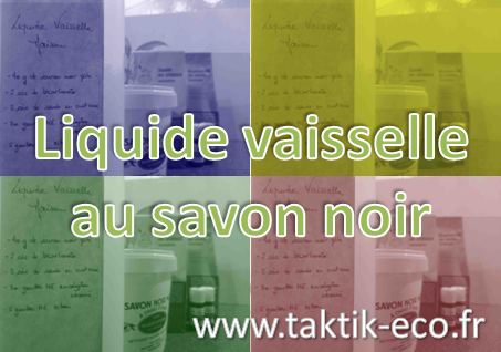 Liquide vaisselle au savon noir photo presentation