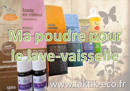 Ma poudre pour le lave vaisselle photo presentation