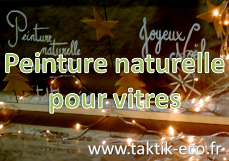 Peinture naturelle pour decorer les vitres photo presentation