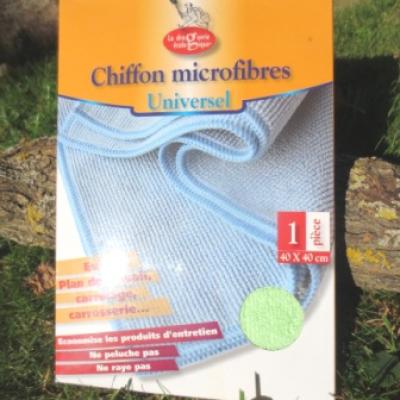 Chiffon microfibres Vitres - La Droguerie Ecologique