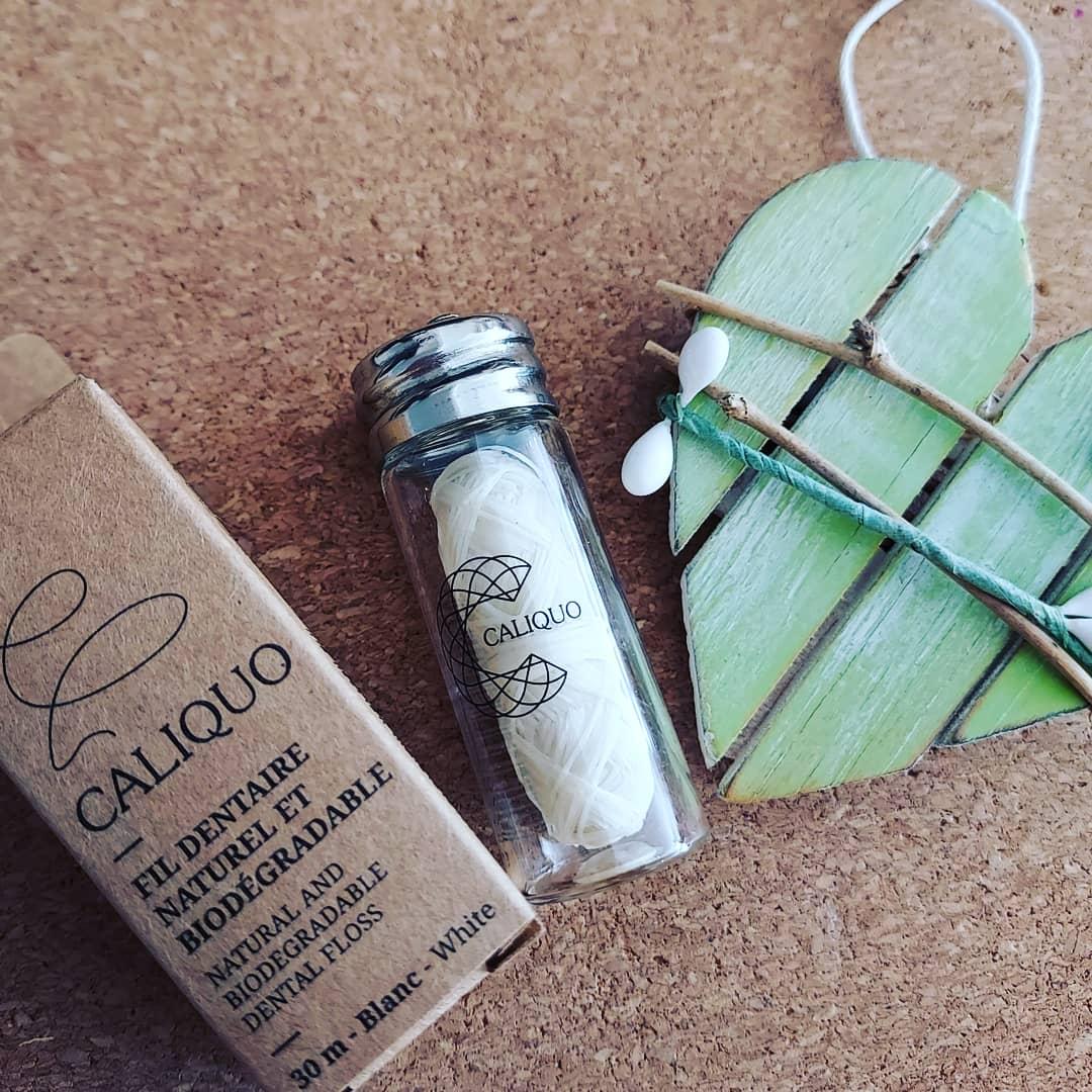 Fil dentaire naturel et biodégradable Caliquo