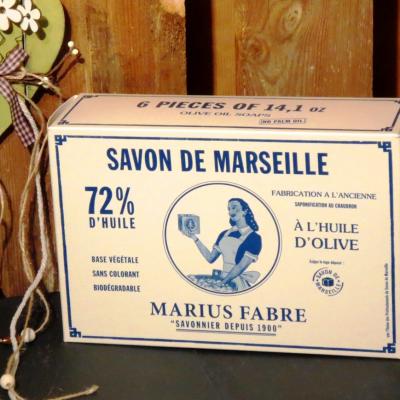 Savon de marseille brut 6x400g 1 1