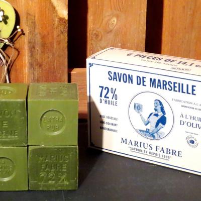 Savon de marseille brut 6x400g 3